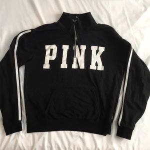 PINK half zip hoodie